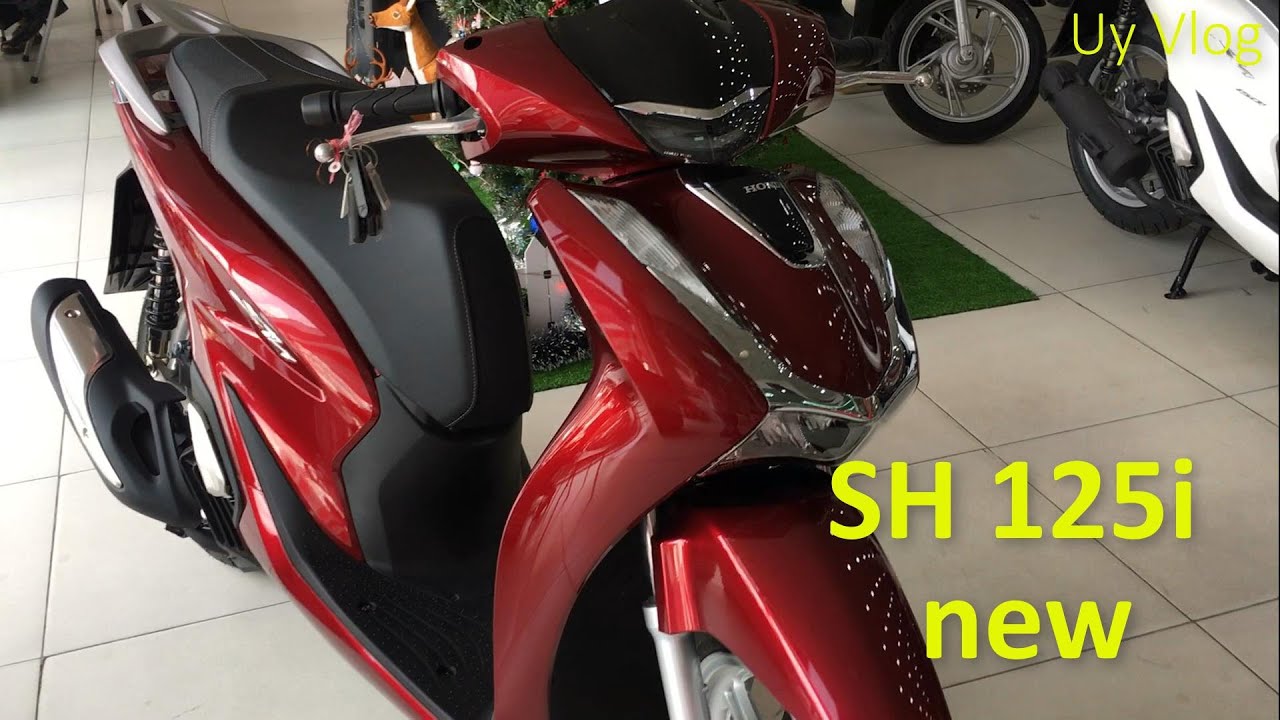 Honda SH125i ABS 2021 new, Red - black/ Uy Vlog - YouTube