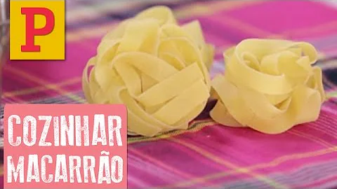 Como calcular macarrão ninho?