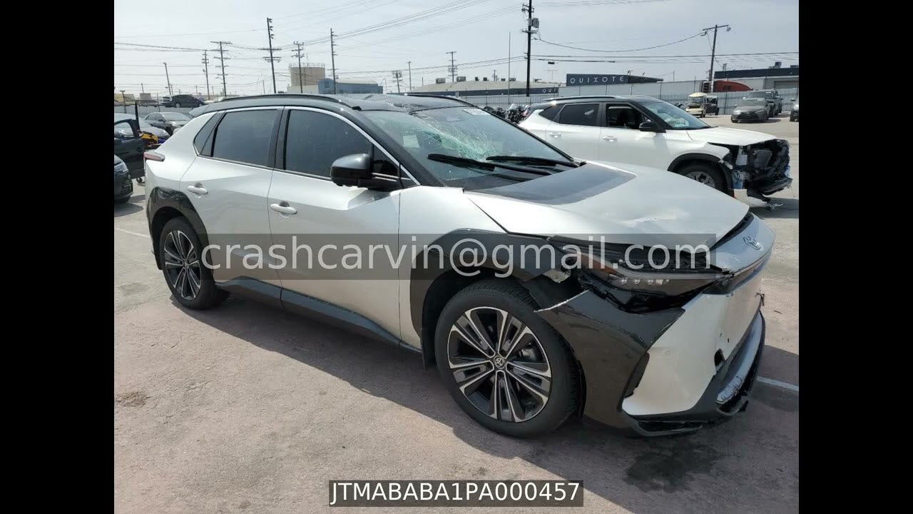 JTMABABA1PA000457 TOYOTA BZ4X XLE 2023 - YouTube