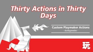 Unity Playmaker Create Material Action  - Thirty Actions in Thirty Days