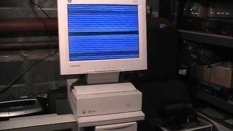 Apple IIGS confuses an LCD monitor