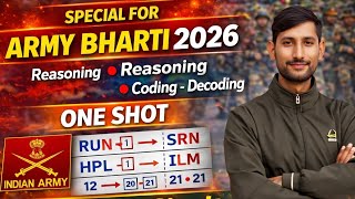 🔴LIVE Coding Decoding Class 2| Army GD Tech Clerk| Navy Airforce |Reasoning| Vardi Series Deepak Sir