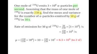 Poisson Distribution: Mean & Variance