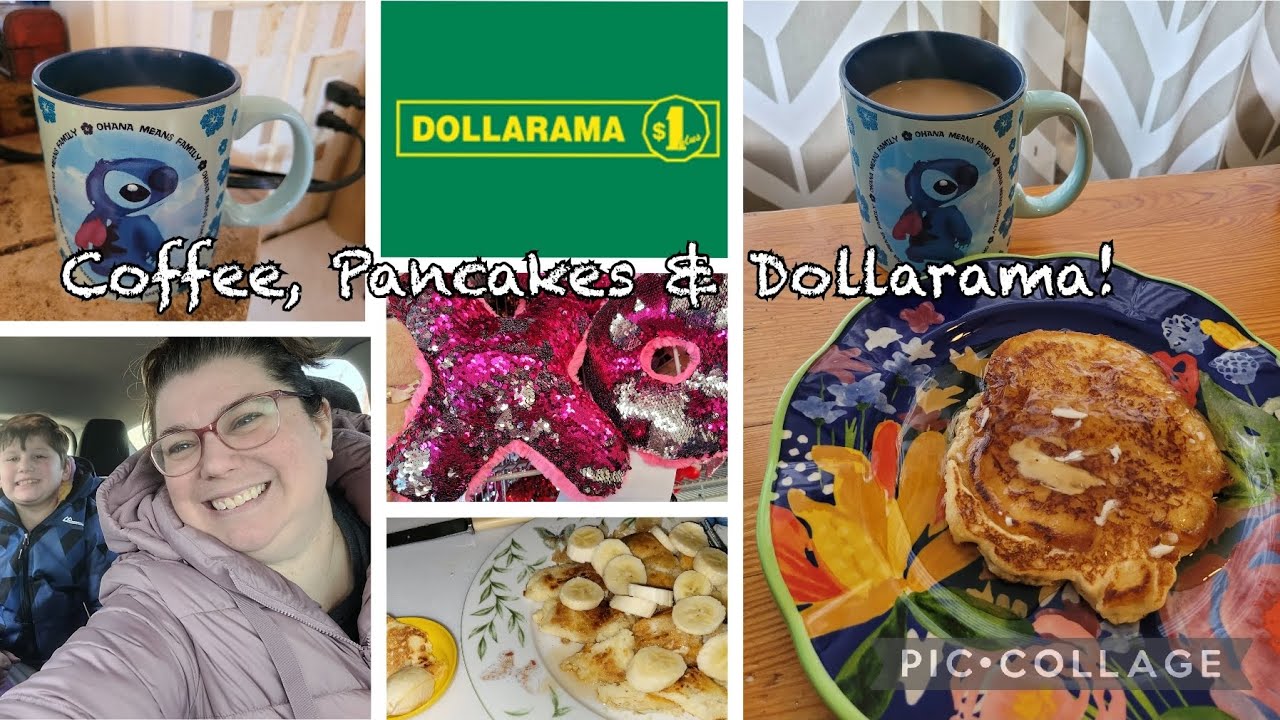 Sunday Morning Pancakes & Coffee Chat! Trip to Dollarama! Hanging Out