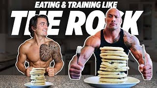 I TRIED DWAYNE THE ROCK JOHNSON'S DIET \& WORKOUT