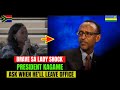 Brave South African Lady Question Rwanda President Paul Kagame On When He'll Step Down
