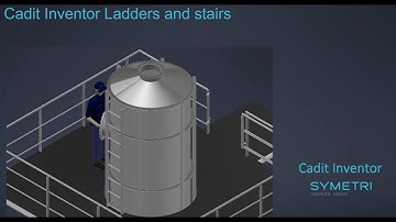 Cadit Inventor 2021 Ladders and stairs