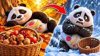 The Lazy Panda Bob 🐼❄️ | A Moral Story for Kids About Laziness & Hard Work