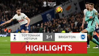 Kane Double Sends Spurs Flying Through Tottenham Hotspur 3-1 Brighton Emirates Fa Cup 2021-22