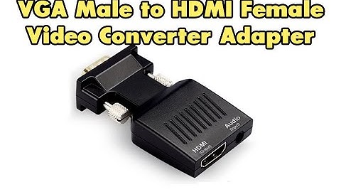 VGA Male to HDMI Female Video Converter Adapter