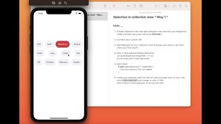 IOS Swift : How to Select item from CollectionView ( Way 1 )