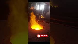 Induction furnace preheating for preparation and start-up. #CrucibleMaking#DIYFoundry #ScrapToTool