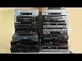 My vcr collection  15 devices from 1985 to 2004