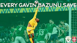 GAVIN BAZUNU | EVERY SAVE VS SERBIA