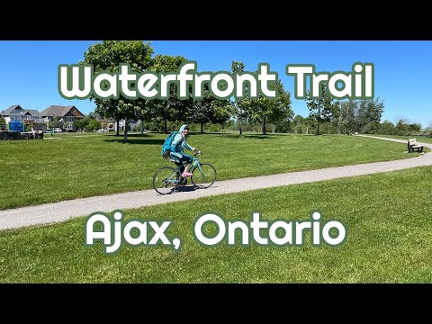 Road Trip from Toronto to Ajax, Ontario - William A. Parish Waterfront Trail & Simcoe Point by Bike