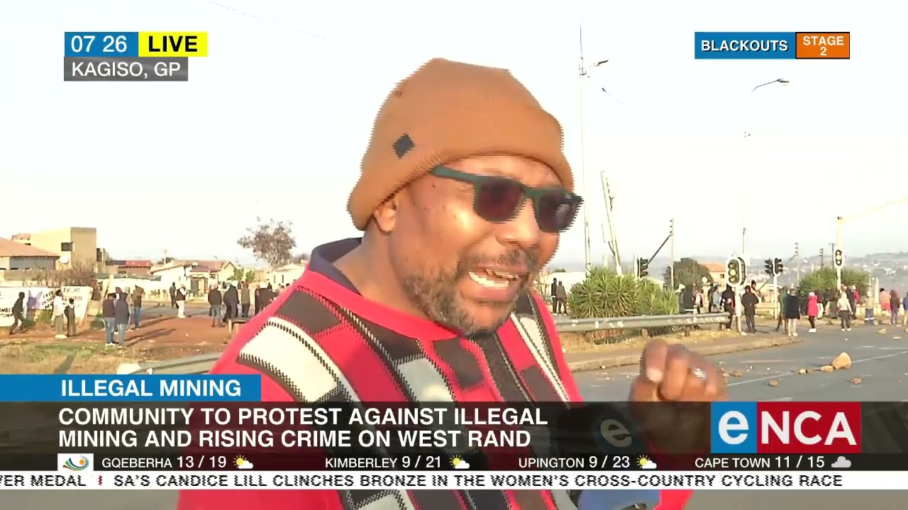 West Rand communities to protest against illegal mining and rising crime