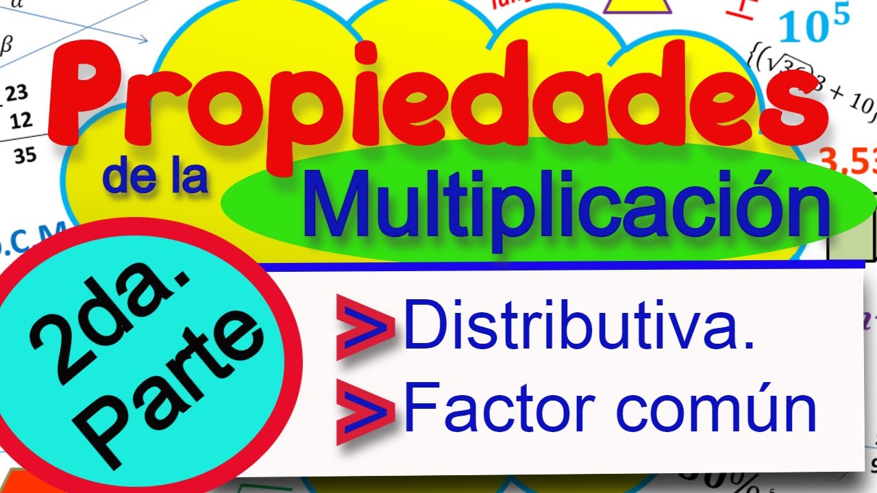 Propiedades de la multiplicación (2da. parte) Para alumnos de primaria.