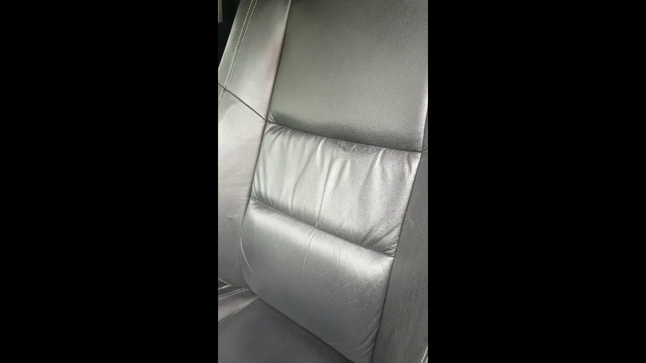 Repair dog scratches on leather couhions YouTube