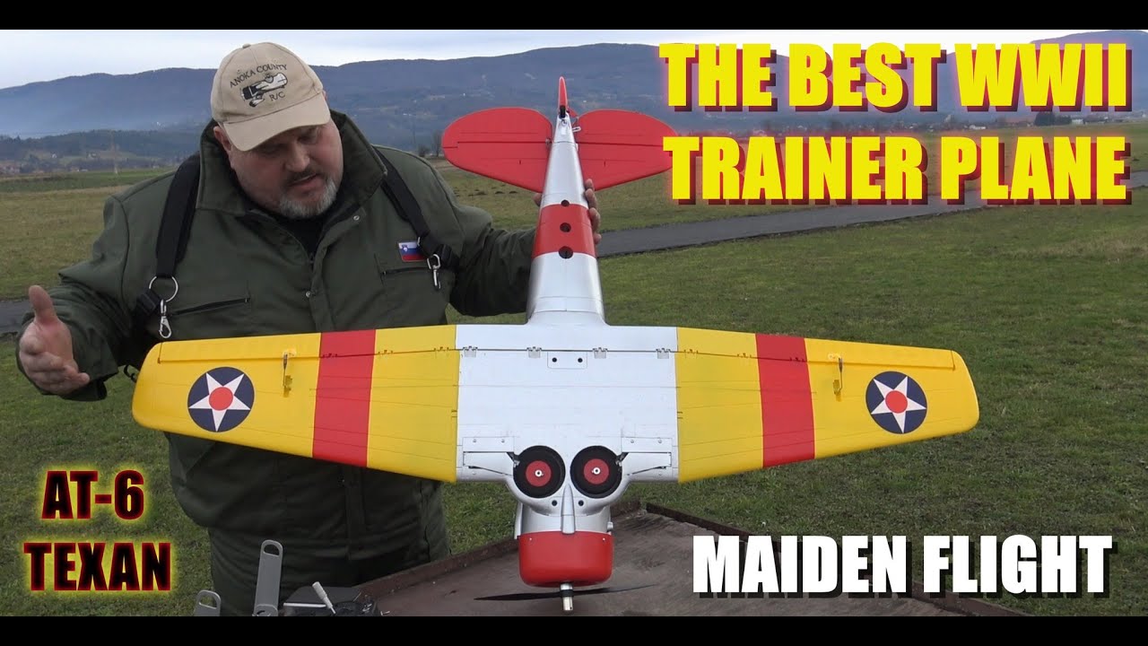 E-Flite SNJ-5/AT-6 Texan 1.5m BNF RC plane Basic with AS3X+ and SAFE Select MAIDEN FLIGHT