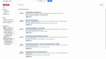 Setting up Google RSS Reader
