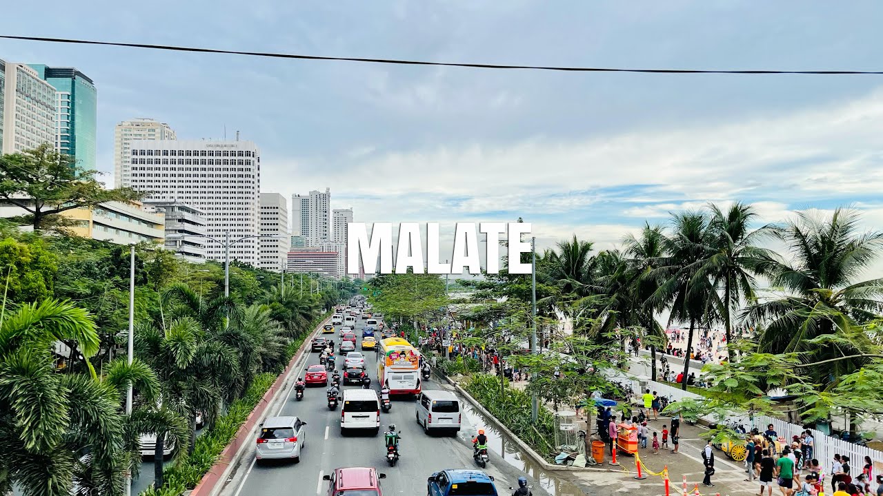 [4K] MALATE Walk from Vito Cruz to Manila Zoo construction site