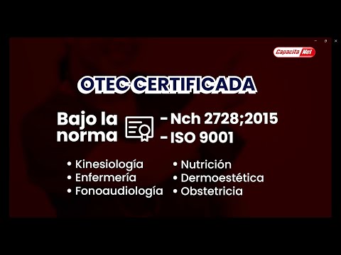 OTEC certificada, y