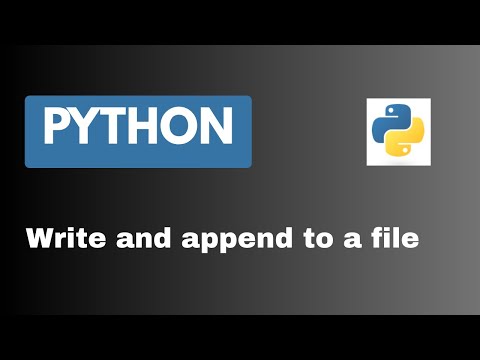 Write and append to text files using python