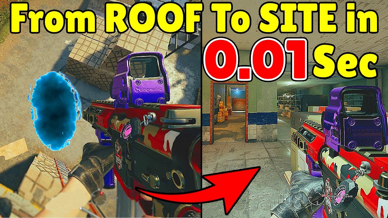 Teleporting From * OUTSIDE To SITE * INSTANTLY | The 400 IQ Melusi Trick - Rainbow Six Siege