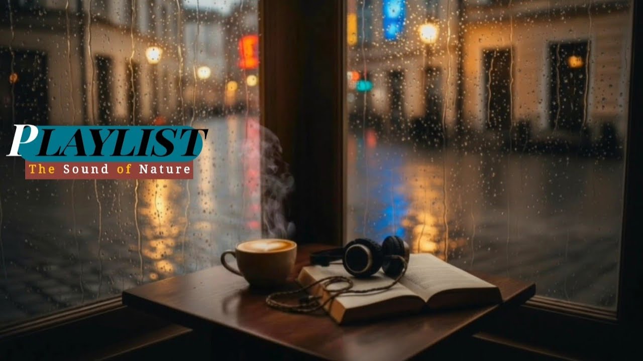 [Playlist] ☕️ 비 오는 창가, 빗소리와 커피 한 잔과 함께하는 온전한 휴식 (Rainy Day Cafe Vibes: Cozy Coffee, Book & Beats) 📚🎧