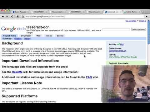 Tesseract OCR web service work in progress