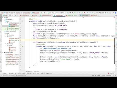 Intent | Send data between two activities | Learn Android Development 2020