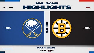 NHL Game 6 Highlights | Sabres vs. Bruins - May 1, 2026