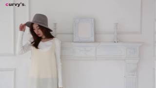 curvy's(カービーズ) メタリックダブルワイヤー中折れハット