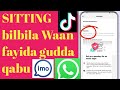 Sitting sadi fayidaa gudda qabu application sadi isin ha agarsisu abduoro4