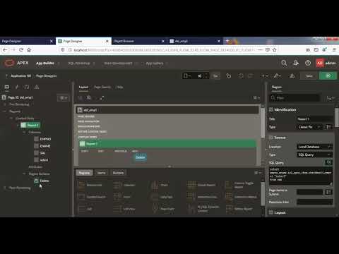 delete rows using classic report