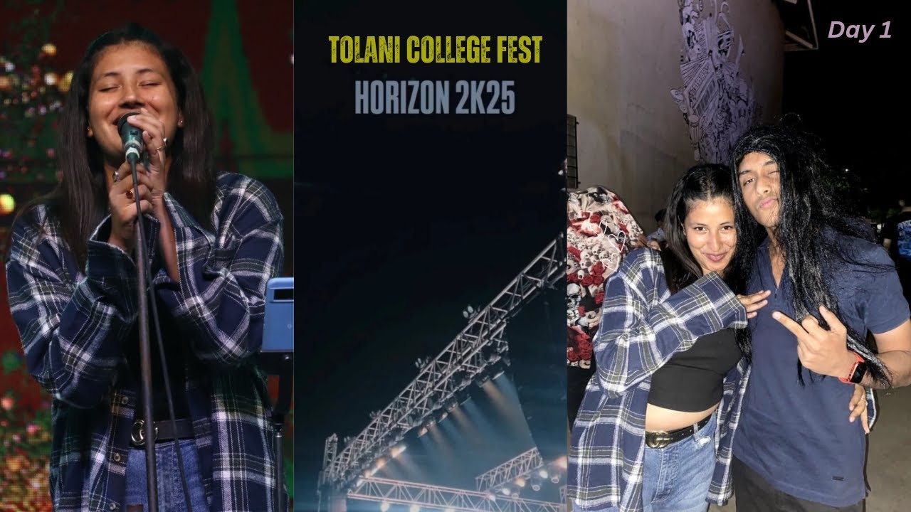 My last college fest🥺🤍•Tolani college fest•Horizon 2025•Merchant navy fest•food stalls•20+events•Dj🎧