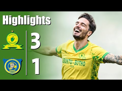 Mamelodi Sundowns Vs Saint Eloi Lupopo 3 1 All Goals Highlights 2025