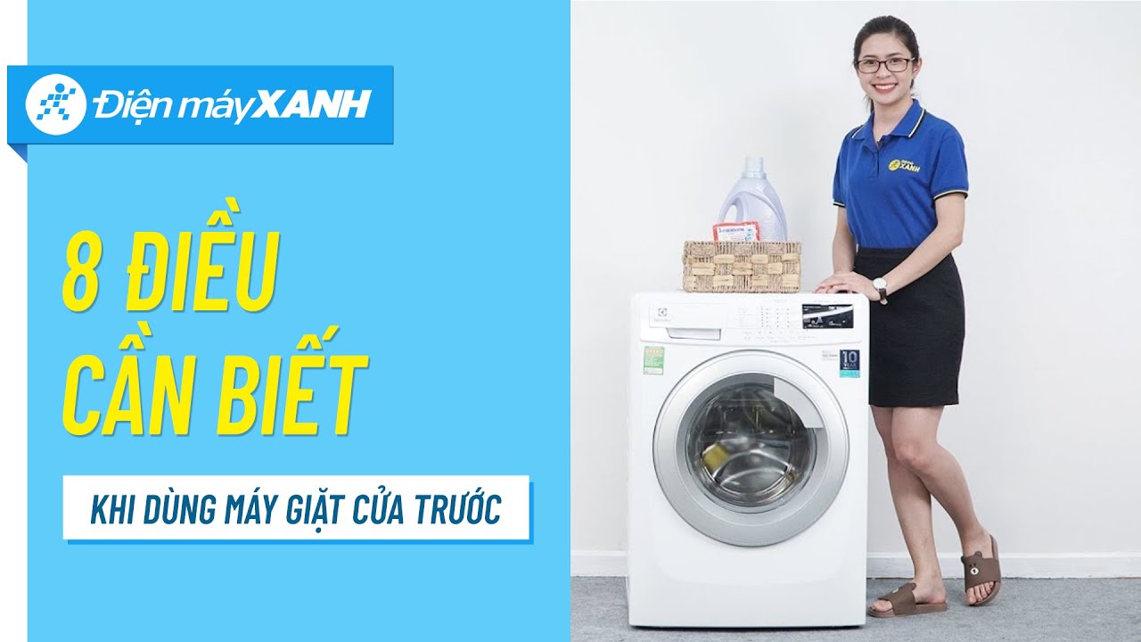 8 điều cần biết khi sử dụng máy giặt cửa trước • Điện... - youtube