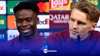 UEFA Champions League Final Press Conference: Bukayo Saka & Martin Odegaard 🏆