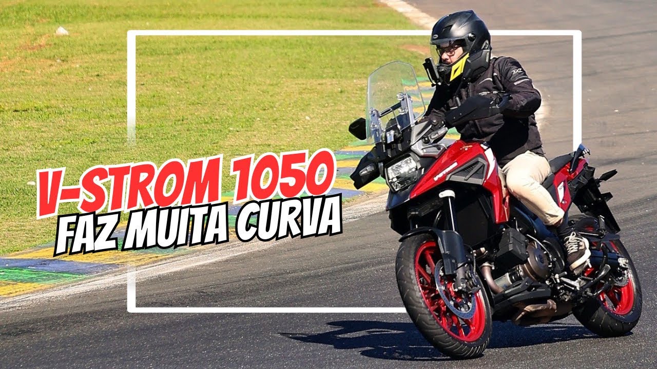 SUZUKI V-STROM 1050!! Anda muito e faz muita curva!