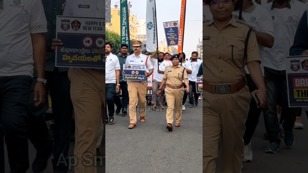 Traffic Awareness Program conducted by Vijayawada Police 