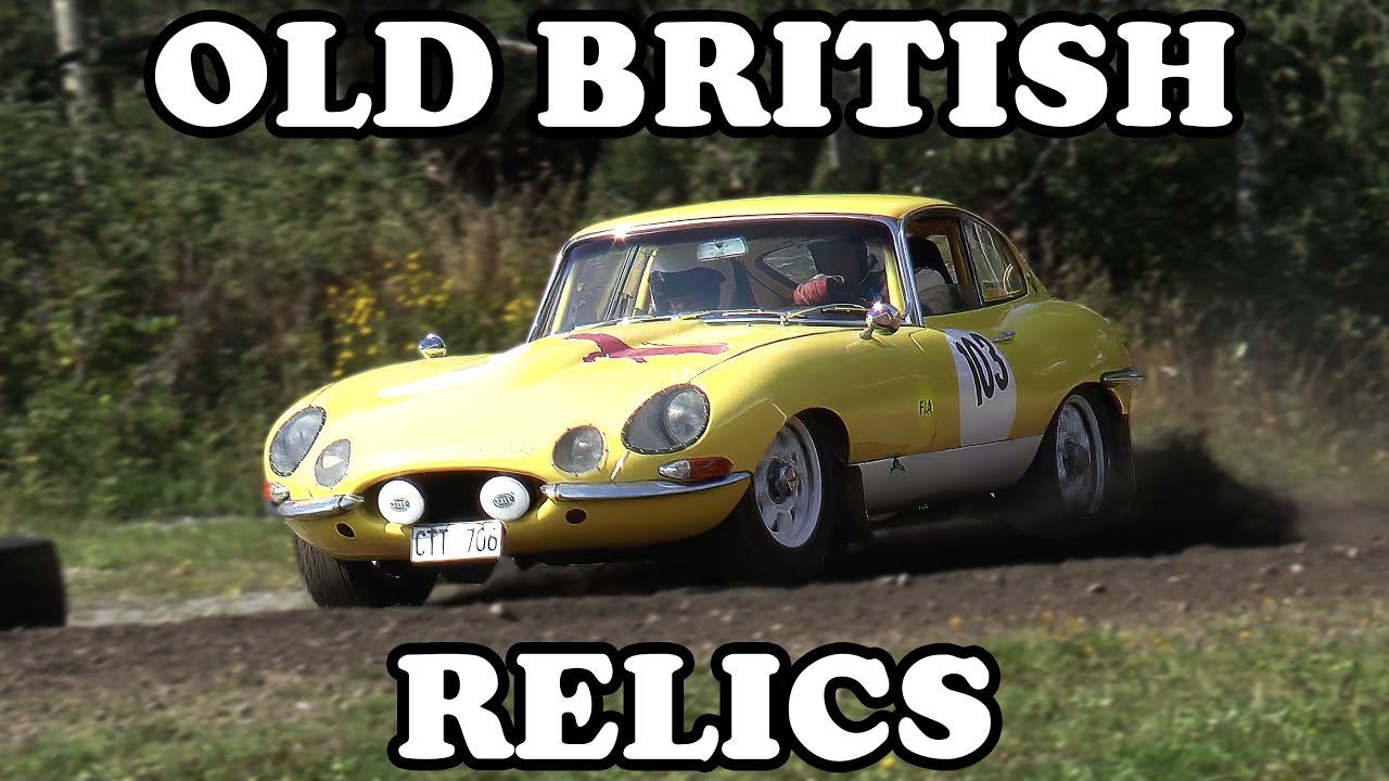 Classic British Rally Cars | Crash & Action Highlights
