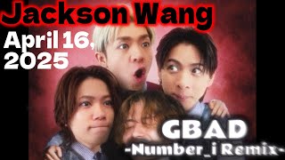 【Jackson Wang】【Number_i】GBAD Remix! 気になるアレンジリリック88rising #平野紫耀 #岸優太 #神宮寺勇太 #GBAD #MAGICMAN2