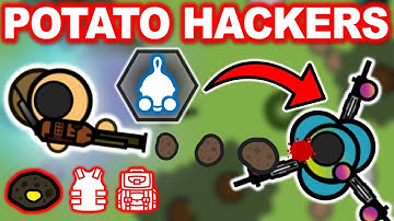 KILLING HACKERS in POTATO MODE! || Surviv.io Potato Cannon