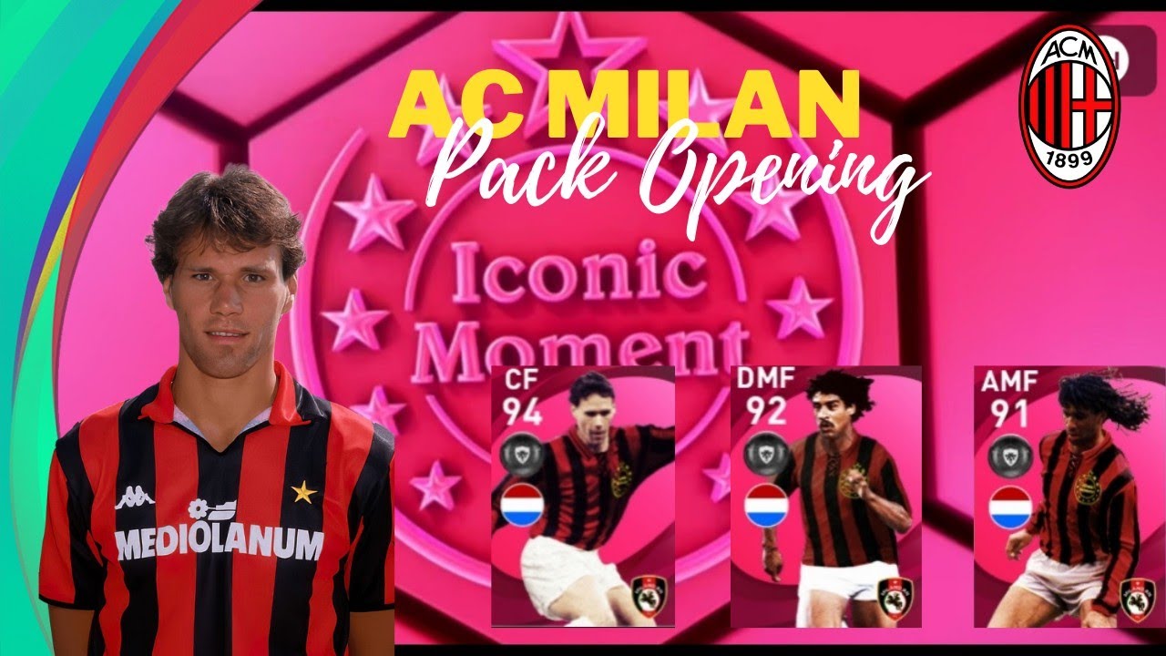 AC Milan Iconic moment pack opening 🔥🔥| Pes 2021| ICONIC CREATIONS|