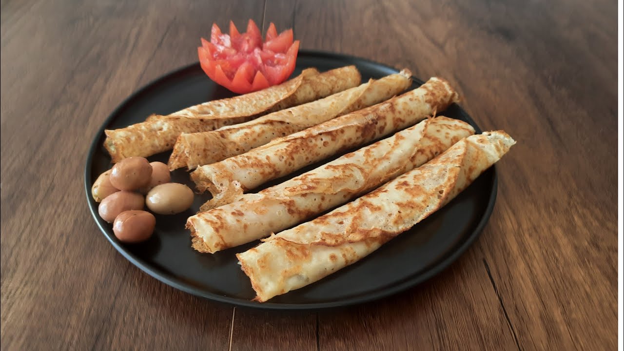 It's very thin!! Simple recipe!! How to make Crepes!! French Crepe