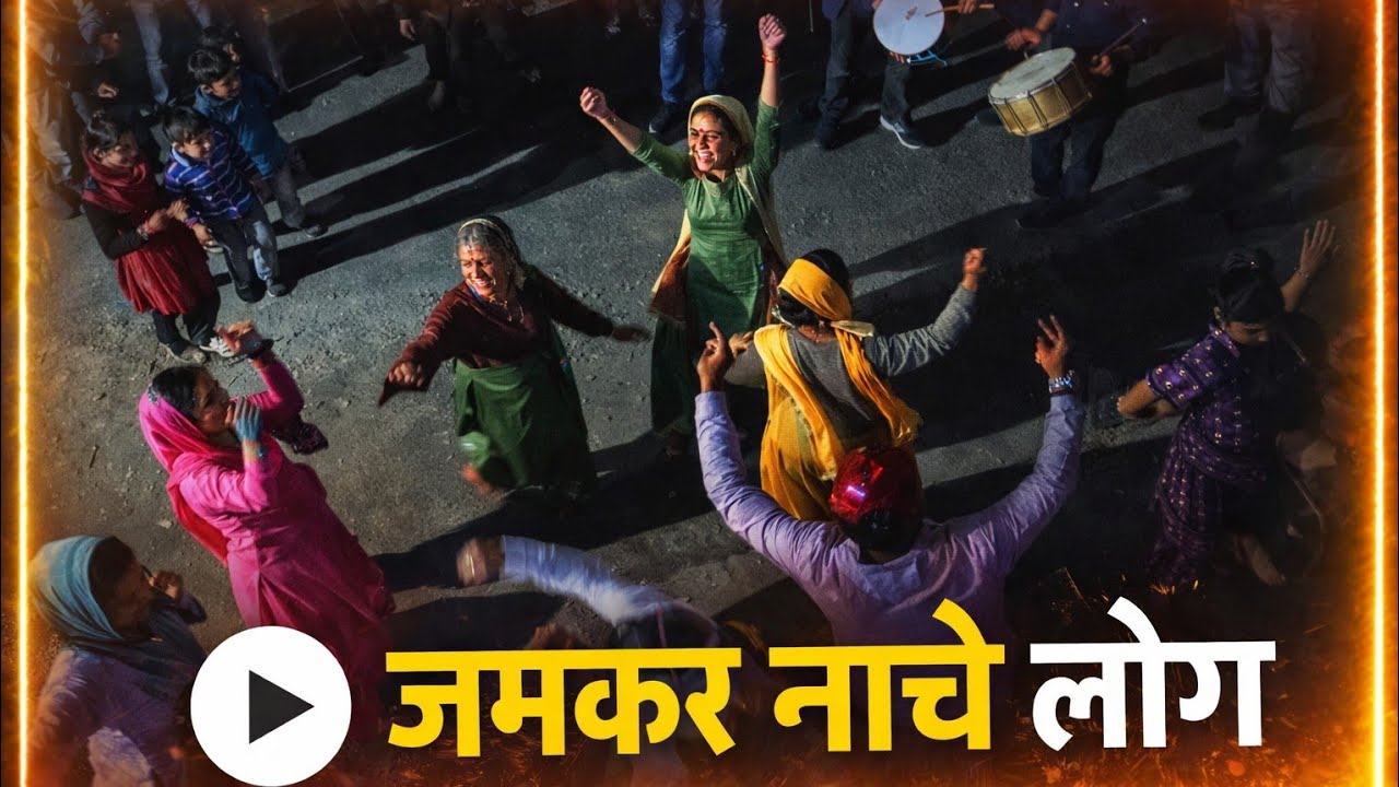 Pahari band Baja dance !! पहाड़ी बैंड बाजे पर जामकर नाचे लोग