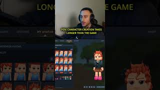 POV:CHARACTER CREATION TAKES LONGER THAN THE GAME #viral #hytale #gaming