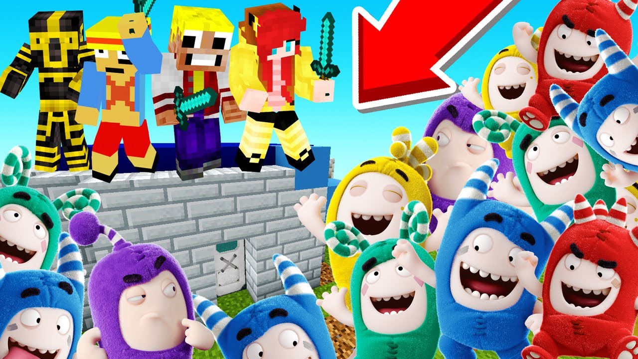 BASE 100% SEGURA VS APOCALIPSIS de ODDBODS en MINECRAFT