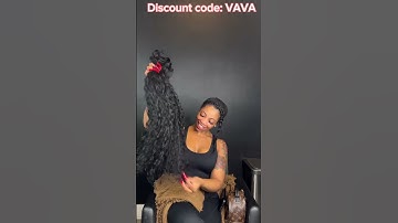 Water Wave Bundles Quick Weave! Most Protective with Romantic Curls